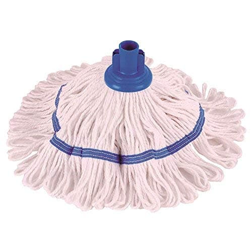 Image of Robert Scott & Sons Hygiemix T1 Socket Mop Cotton & Synthetic Yarn Colour-coded 200g Blue 103062BLUE