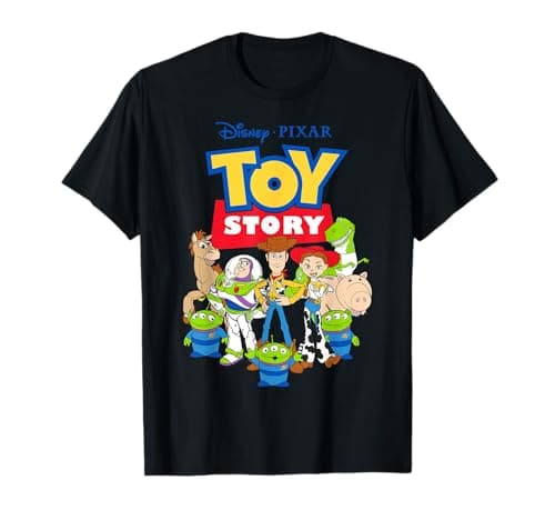 Image of Disney Pixar Toy Story Buzz Woody Jessie T-Shirt