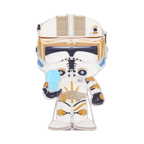 Image of Funko Pop! Large Enamel Pin Star Wars: Commander Clone Cody Cody - Star Wars Enamel Pins - Cute Collectable Novelty Brooch - for Backpacks & Bags - Gift Idea - Official Merchandise