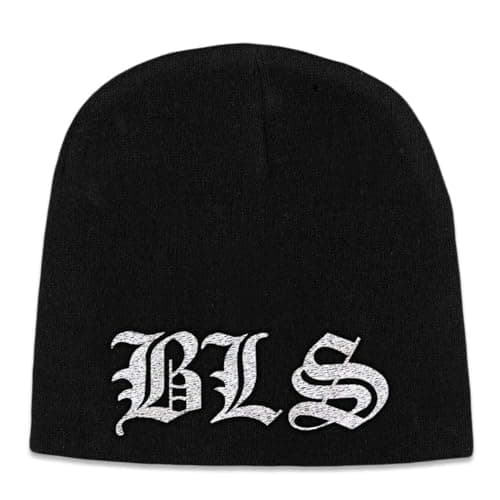 Image of Black Label Society BLS Logo Beanie Hat One Size Black