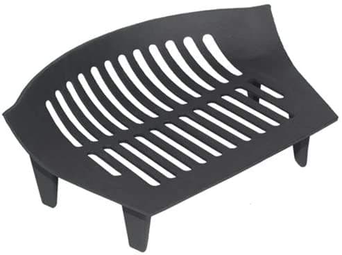 Image of Inglenook 4.86kg 16inch Heavy Duty Cast Iron Fireside Log Coal Fire Grate, Black