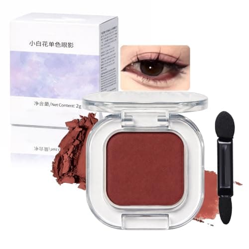Image of Matte Contouring Single Eyeshadow - Creamy Powder for Eyes & Under-Eye, Long-Lasting Waterproof Formula, Versatile Base & Crease Shade for All Skin Tones & Occasions