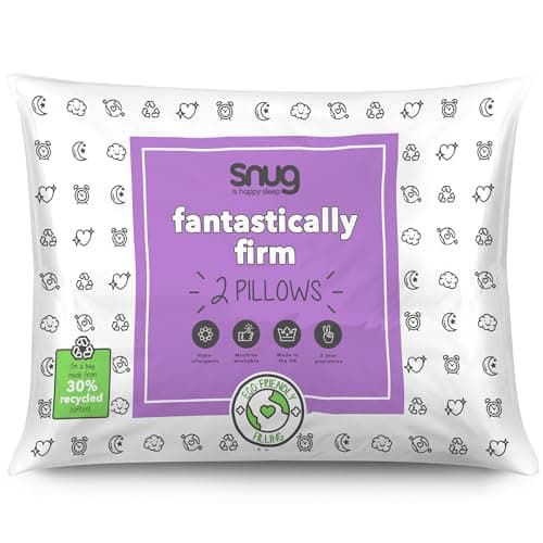 Image of Snug Fantastically Firm Pillows, 2 Pack