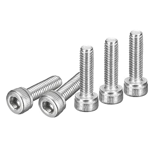 Image of DTGN M3x10mm Socket Head Cap Screws Bolts, 100Pcs 304 Stainless Steel 18-8, Metric Machine Hex Socket Screw, Hex Drive, Bright Finish, UNC Coarse Thread Fully Threaded
