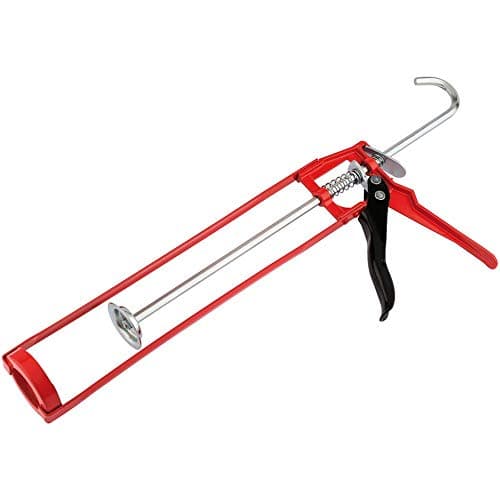 Image of Draper 16237 Caulking Gun, 380 ml Capacity, Red