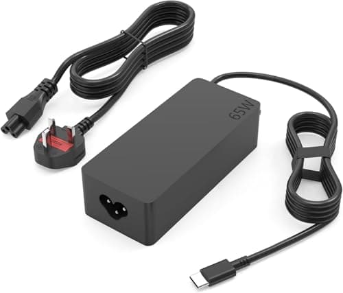 Image of MAXPOR 65W USB C Charger Compatible with Lenovo Thinkpad T14 T15 T16 T480 T490 T580 E14 E15 E16 P14s P16s L13 X13 Thinkpad X1 Thinkbook 14 16 Yoga C940 C930 720 Type C Fast AC Adapte Power Cord Supply