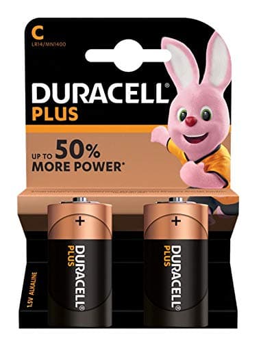 Image of Duracell Plus MN1400 - Battery 2 x C type Alkaline