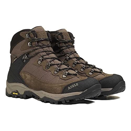 Image of Aigle Men's Sonricker Hiking Boots, Taupe, 9 UK
