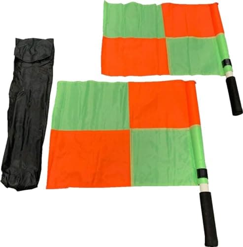 Image of Deluxe Linesman's Flags Set Football Soccer Touchline