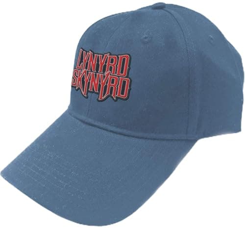 Image of Band Monkey Lynyrd Skynyrd Unisex Baseball Cap Logo Navy