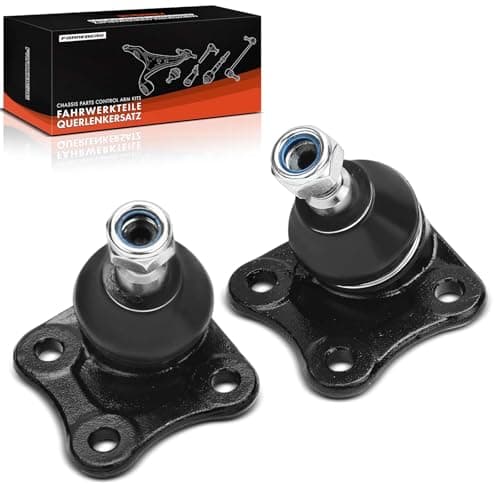 Image of Frankberg 2x Ball Joint Assembly Control Arm Front Compatible with Golf IV 1J1 Golf IV Variant 1J5 A3 8L1 New Beetle 1C1 9C1 Leon 1M1 New Beetle Replace# 1J0407365A,1J0407365