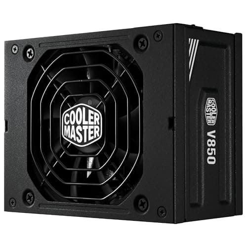 Image of Cooler Master V850 SFX Gold ATX 3.1, UK Plug - 850W 80 PLUS Gold, Fully Modular Power Supply Unit, SFF/mini-ITX PSU, 92mm FDB Fan, PCIe 5.1 Cable, SFX-to-ATX Bracket, 10-Year Warranty