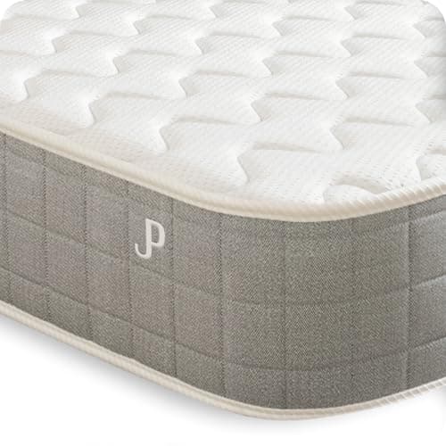 Image of Jackson Philips Mattress 3ft Single Hybrid Spring & Memory Foam Breathable Medium Firm Grey Dream Wave (Approx. 90 x 190 x 18 cms)