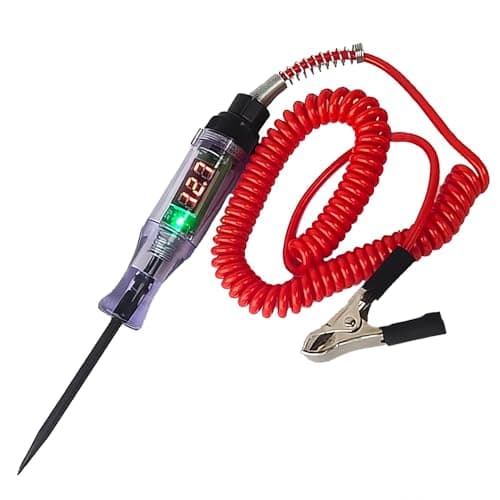 Image of 3-120V Circuit Tester Car Electrical Fuse Tester with LED Digital Display Automotive Test Light for Checking Auto Circuit Conditions