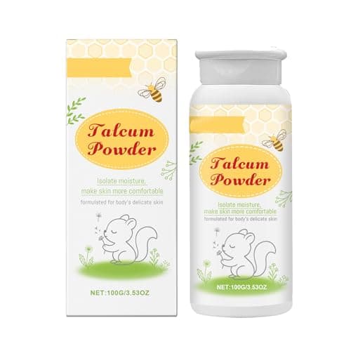 Image of Baby Dusting Powder, Natural Baby Powder Talc, Talc-Free, Hypoallergenic, Safe and Gentle, Suitable for All Skin Types (1)