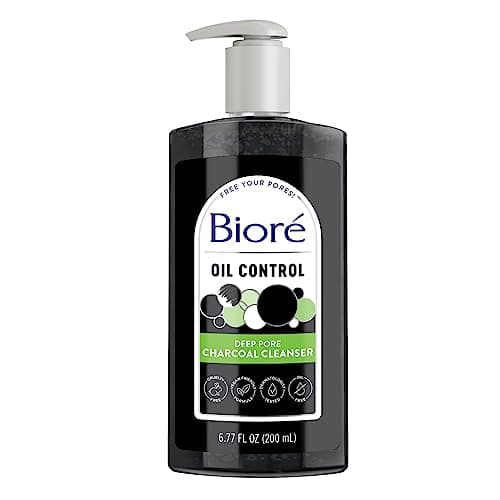 Image of Biore Deep Pore Charcoal Cleanser, 200 ml, Packaging May Vary
