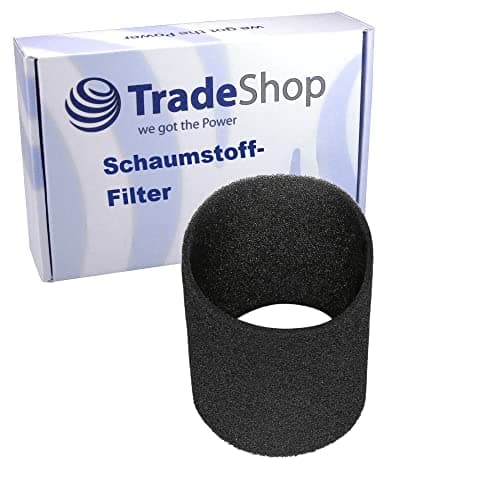 Image of Trade-Shop Foam Filter / Vacuum Cleaner Compatible with Aqua Vac AZ91951-10, Bulldog, EuromacV10, Herkules4000, NTP20, NTP30, NTS20, NTS30