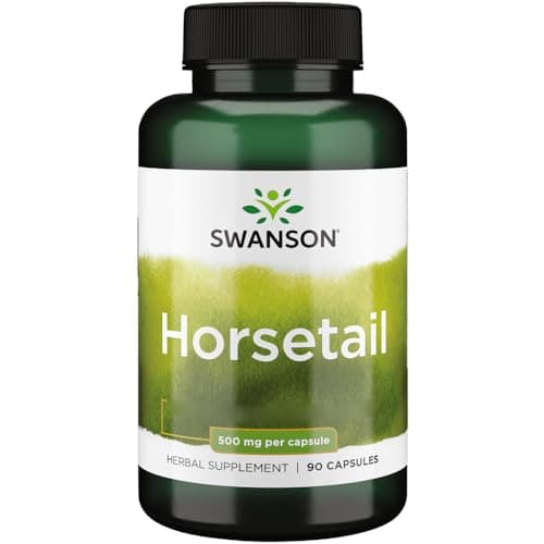 Image of Swanson, Horsetail, 500mg, 90 Capsules, High Strength, Soy Free, Gluten Free, Non-GMO