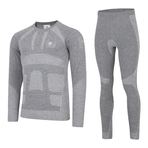Image of Dare2B Mens In The Zone II Baselayer Set with advanced Q-Wic+ technology, perfect for Wintersports & Outdoors