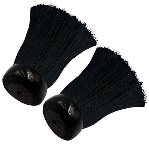 Image of Newman and Cole Tar Brush Replacement Heads - Soft Bristles for Bitumen Paint, Resin, and Tar - For Decking, Roofing, Siding, and Asphalt Repair - Pack of 2