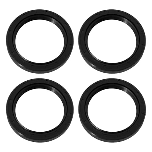 Image of SG Store 4pcs Shaft Seal Gasket TC 55x72x10mm NBR Rubber Double Lip Radial Seal Oil Shaft Seal Gasket for Bearing Shaft Industrial Applications