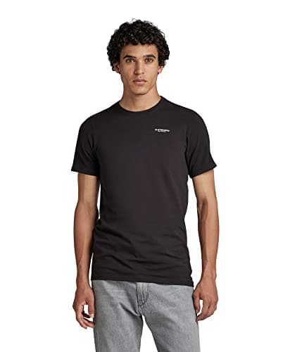 Image of G-STAR Men's Slim Base T-Shirt, Black (dk black D19070-C723-6484), M