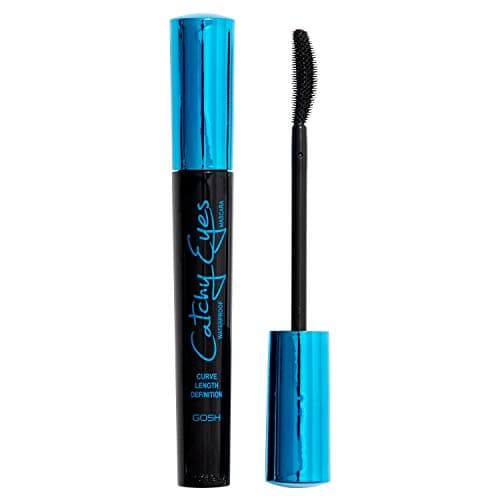 Image of GOSH Catchy Eyes Mascara Waterproof for Extra Long, Defined Eyelashes I for the Best Cat Eye Effect I Waterproof Mascara I Fragrance-Free & Skin-Friendly Ideal for Sports & Beach I 001 Black