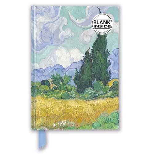Image of Vincent van Gogh: Wheat Field with Cypresses (Foiled Blank Journal) (Flame Tree Blank Notebooks)