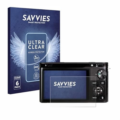 Image of Savvies 6 Pack Screen Protector compatible with Nikon 1 J1 Protection Film Clear