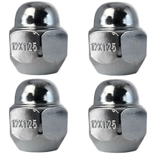 Image of 4Pcs M12x1.25 Wheel Nuts For Nissan Models,Wheel Nuts For Hyundai I10 2010,Wheel Nut Lug Nuts 21mm Fit For Most Nissan Models 21mm Socket Size