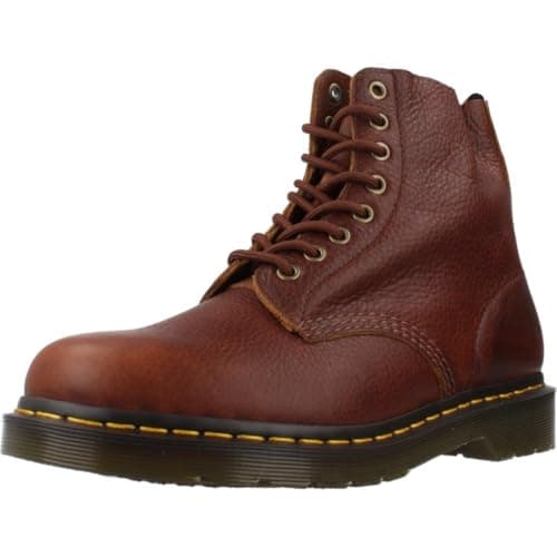 Image of Dr. Martens Men's 1460 8 Eye Boot Combat Boots Black Patent Lamp, Multicoloured, 6.5 UK