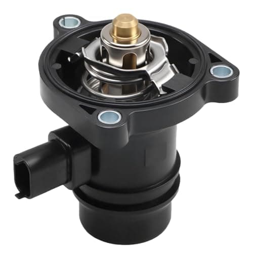 Image of EVRBUL Engine Coolant Thermostat Housing Assembly Thermostat with Seal Housing Thermostat Housing Plug Compatible with Vauxhall Adam Astra J Corsa D E Meriva B 1.2 1.4 Replace#: 55593033
