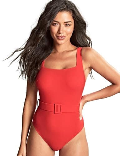 Image of Panache SW1750 Serena Square Neck Swimsuit