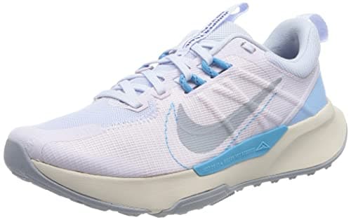 Image of NIKE DM0821-600 Juniper Trail 2 Sneaker Female Pearl Pink/Wolf Grey-Football Grey UK 6