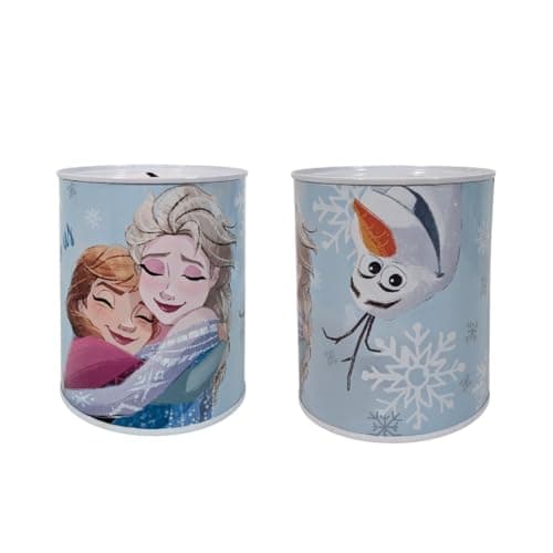 Image of My sweety pop Frozen Metal Money Box - School - Coin Storage - 12cm - Gift Idea