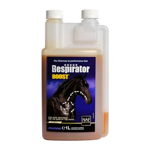 Image of NAF Five Star Respirator Boost 1L – Advanced Respiratory Support for Horses – With Eucalyptus, MSM & Natural Antioxidants – Promotes Lung Health & Clear Breathing