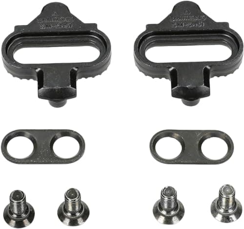 Image of SHIMANO Sm-sh51 MTB SPD pédale sans écrous à Crampons – Libération Simple Direction – Noir Cyclisme Unisexe, Couleur, Size