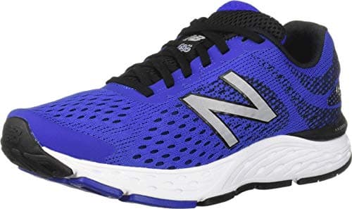 Image of New Balance Men's 680v6 Road Running Shoe, Blue Uv Blue Black Lb6, 7 UK