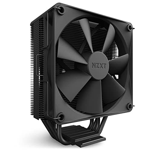 Image of NZXT T120 CPU Air Cooler - RC-TR120-B1 - CPU Liquid Cooler - Conductive Copper Pipes - Fluid Dynamic Bearings - AMD and Intel Compatibility - Black