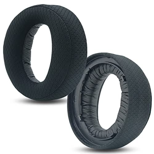 Image of HTINDUSTRY Earpads Replacement Cushion Compatible with Sony PS5 Playstation 5 Pulse 3D Wireless Headset Durable Ear pads with Breathable Fabric Foam