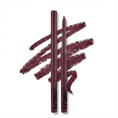 Image of Burgundy Waterproof Eyeliner Pencil – Plum-Wine Shade with Smooth Retractable Gel Tip, Smudge-Proof & Quick-Dry for Daily or Creative Looks