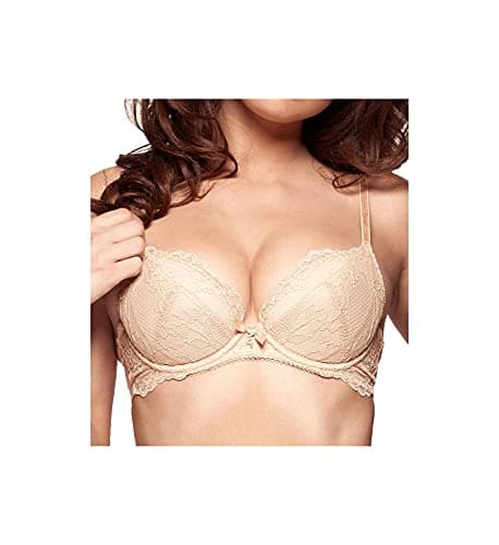 Image of Gossard Superboost Lace Plunge Women's Bra Nude 42B