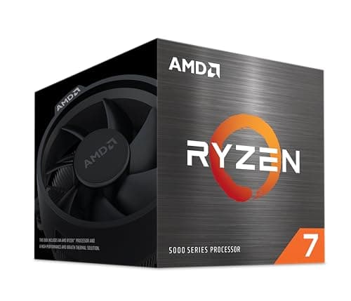 Image of AMD Ryzen 7 5700 Processor (8 Cores/16 Threads, 65W DTP, AM4 Socket, Cache 20MB, Up to 4.6 GHz Frequency Boost, Wraith Spire cooler)