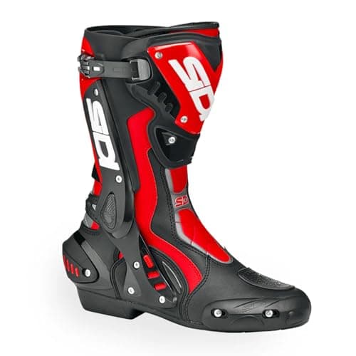 Image of Sidi ST Motorcycle Boot, Black/Red, Size 44,52425-44-105