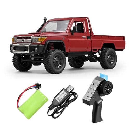 Image of Hylukon Remote Control Car, 1:12 Scale RC Off-Road Pickup for Teens Adults,4WD RC Trucks 2.4Ghz Rechargeable Remote Control Rock Crawler Car Toy with Controllable Headlights