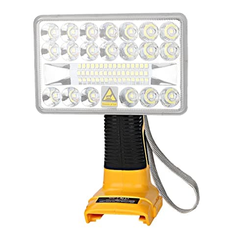 Image of Torch for Dewalt 18v Battery, 2000LM LED Work Light for Dewalt 18v 20v Battery, 18W Portable Floodlight and Spotlight Handheld Flashlight with USB-A Charging for Camping Jobsite Garage Emergency