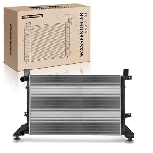 Image of Frankberg Engine Radiator Car Radiator Manual Transmission Compatible with LT 28-35 II Bus 2DB 2DE 2DK 2.3L 2.5L 2.8L 1996-2006 LT 28-46 II Box 2DA 2DD 2DH Replace# 2D0121253