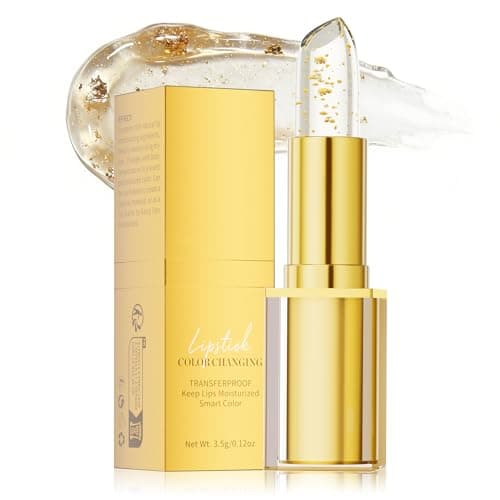 Image of PH Adjusting Lipstick Colour Changing Lipstick, Transfer-Proof & Long Lasting, 24H Hydration & Glossy Shine, Moisturizing Glitter Lip Stick For Mature Women