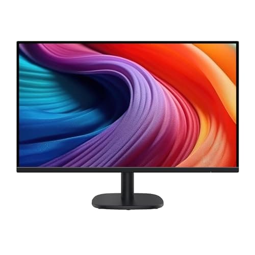 Image of Amazon Basics 27-inch Monitor, FHD 1080P, Max 100 Hz, VESA Compatible, Built-in Speakers, Black