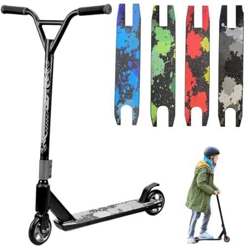Image of Trendi Pro Stunt Scooter | 360° Spin Handlebar Freestyle With ABEC-7 Bearings | Durable Street Tricks for Boys, Girls & Teens Age 6+